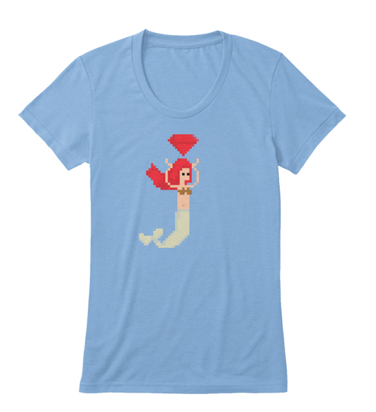 ruby mermaid t-shirt