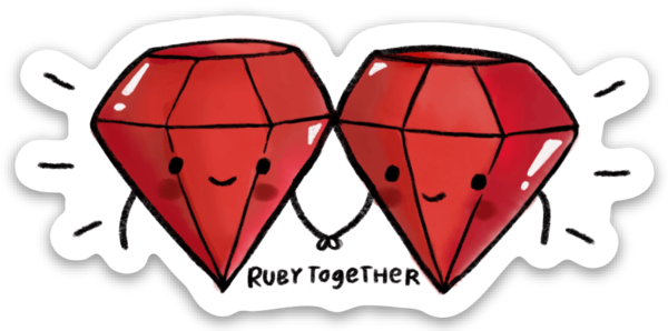ruby friends sticker 3-pack